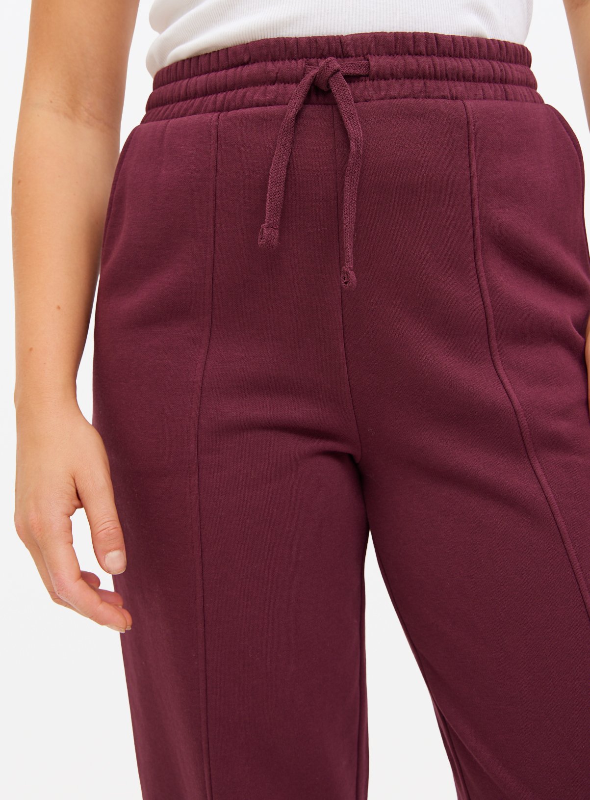 Burgundy Co-ord Barrel Leg Joggers  XL - Image 2 thumbnail